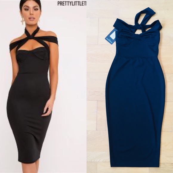 Brand New Pretty Little thing Black Dress! - Picture 1 of 5